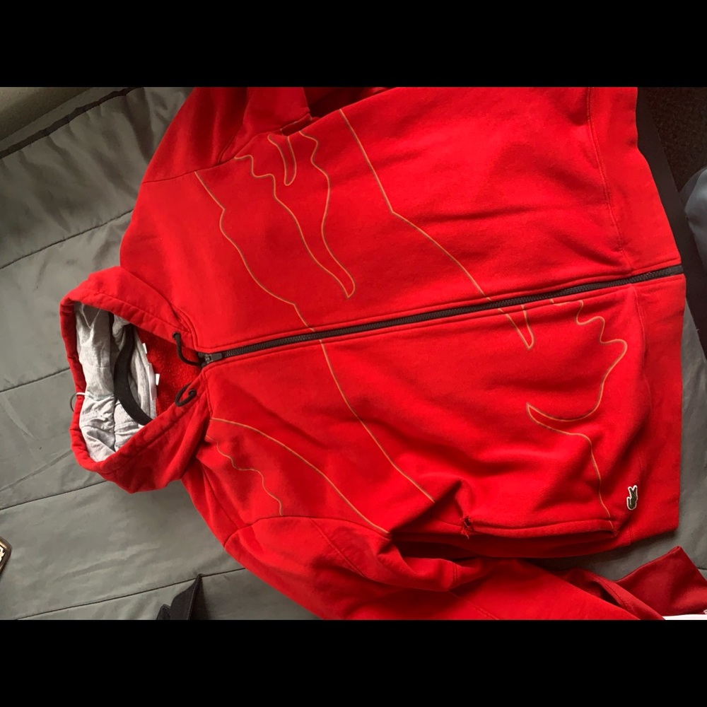 Lacoste zip up hoodie XL